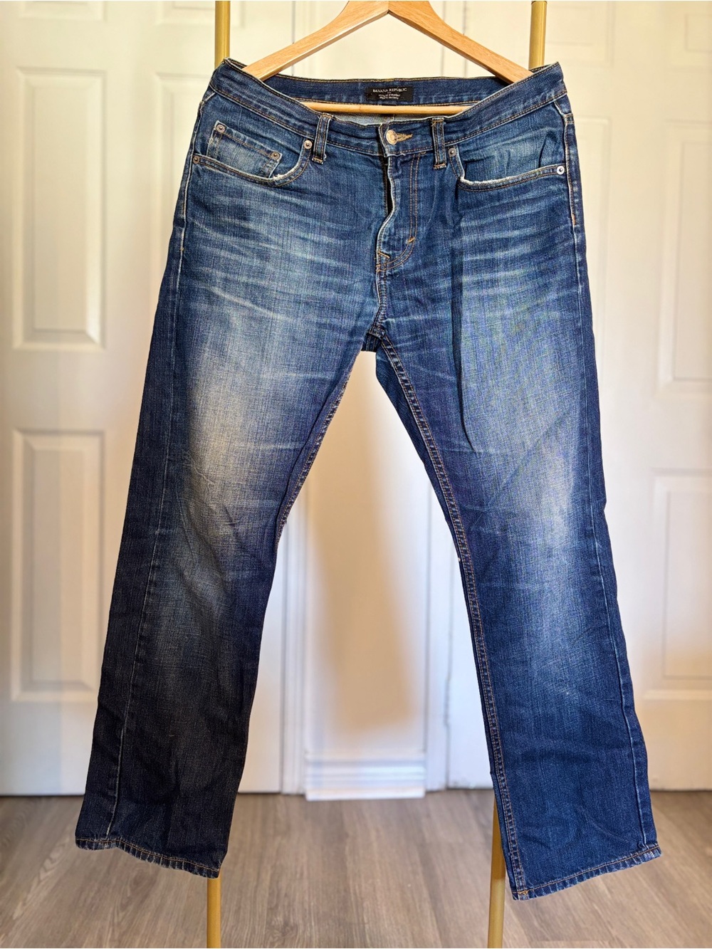 Banana Republic Men's Bootcut Jeans - Blue Wash